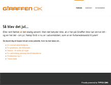 Tablet Screenshot of giraffen.dk
